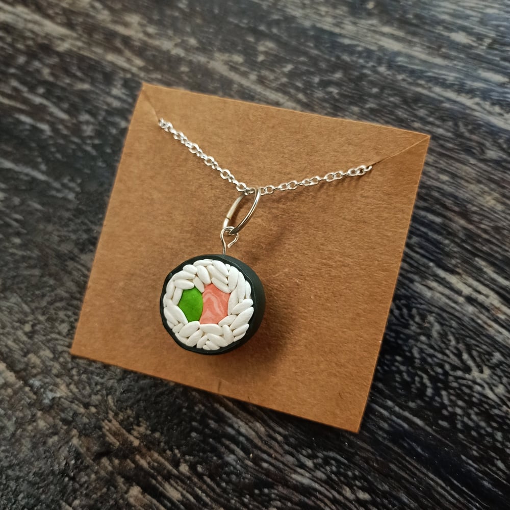 Sushi Roll Necklace