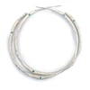 Emerald Reticulated Hoops