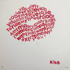 Kiss (Ruby Red Stencil)