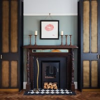 Image 2 of Kiss (Ruby Red Stencil)