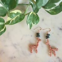 Copper wire wrapped llamas