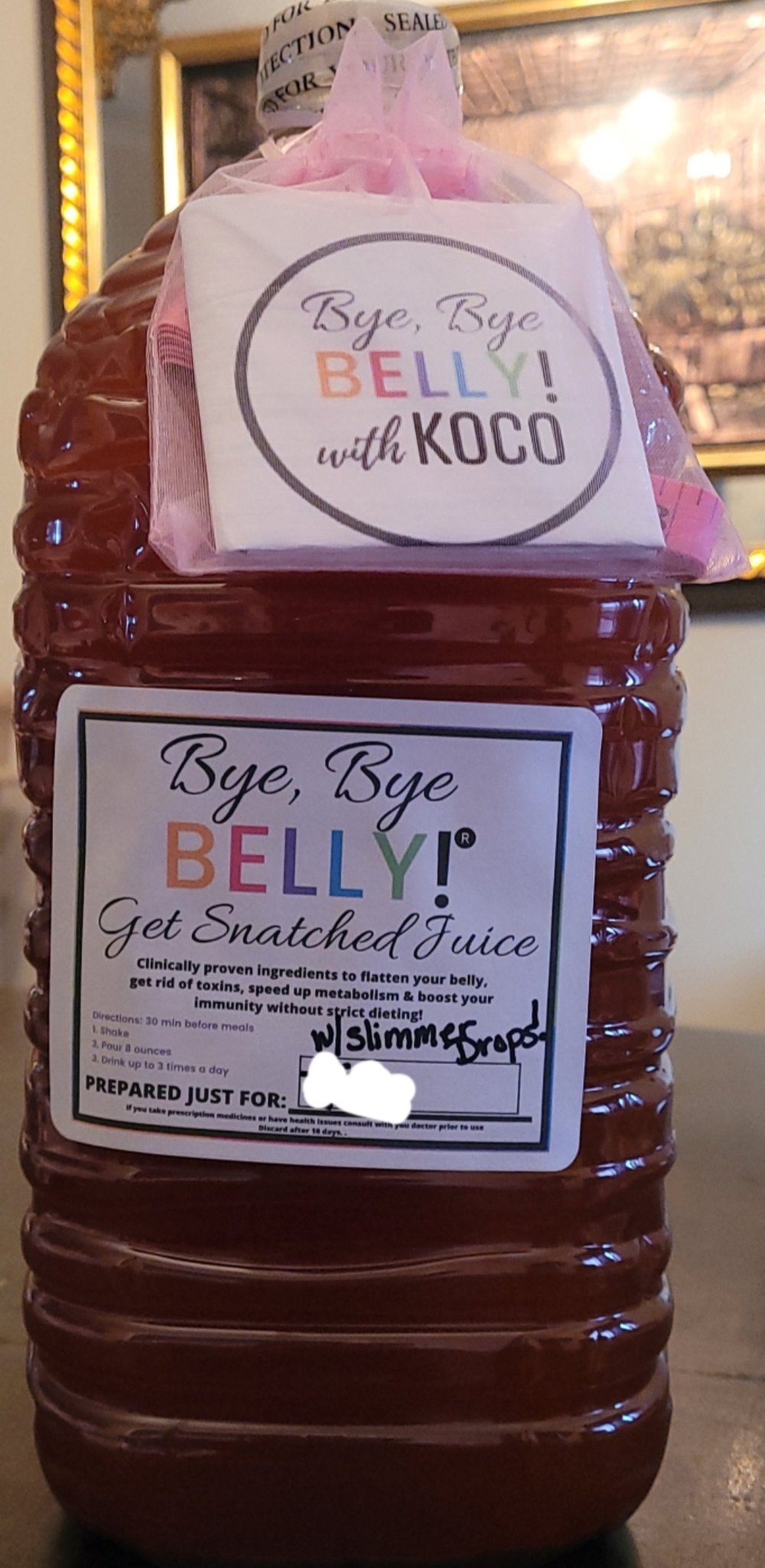 Image of Bye Bye Belly- Get Snatched Juice 