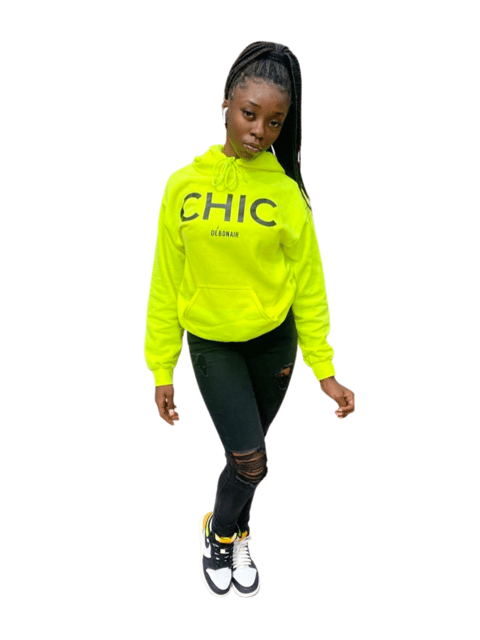 Neon yellow hoodie online women's