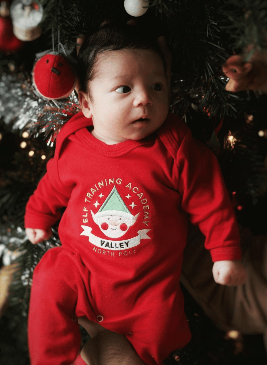 Image of Elf Training Academy - Red Sleepsuit