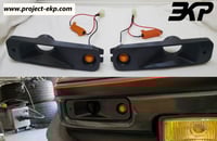 Image 2 of 88-89 Honda EF CIVIC / CRX Turn Signal Brake 2" Duct Set | Amber LED or NON-LED