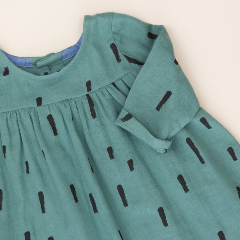 ROBE ELIANA vert Image 3
