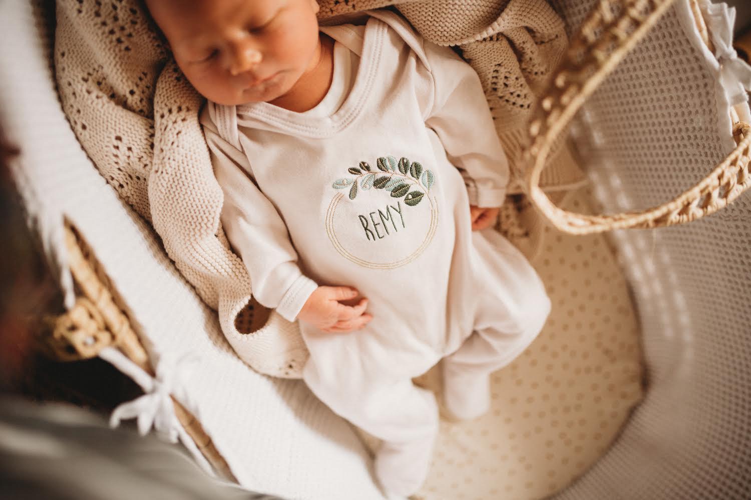 Image of Autumn Dew - Stone Sleepsuit