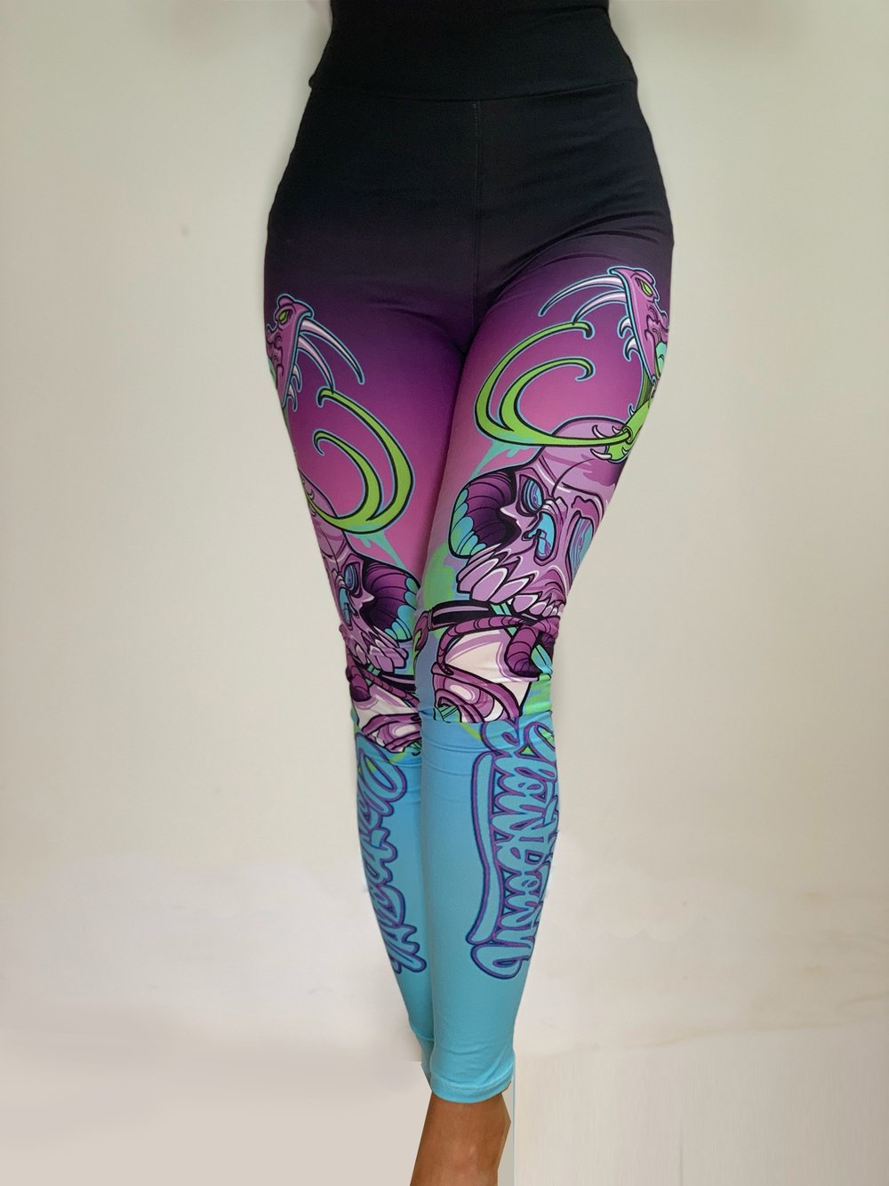 Snake Graffiti Leggings 2021 colorway