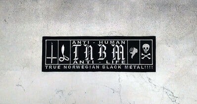 Image of True Norwegian Black Metal Back Patch