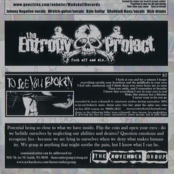 Power of Ten - A Northwest Hardcore Compilation: volume 1