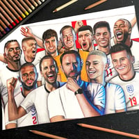 England Team print 2020