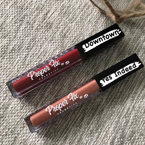 Image of Vegan Proper Fix Matte Liquid Lipsticks