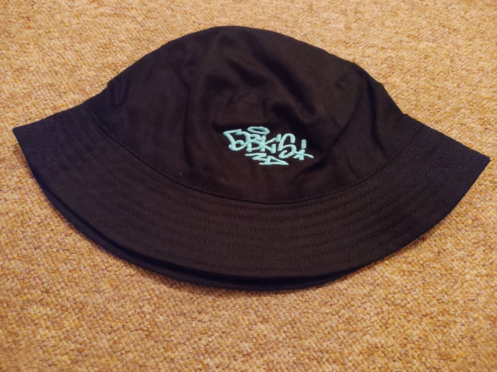 Image of DBK'S handstyle logo bucket hat 