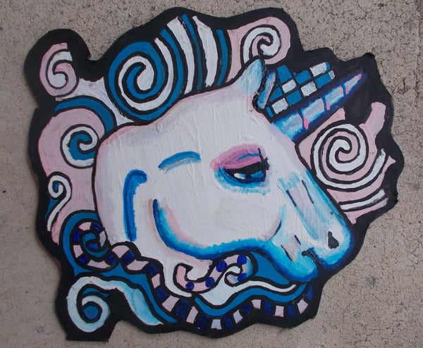 Image of Trans Pride Unicorn 