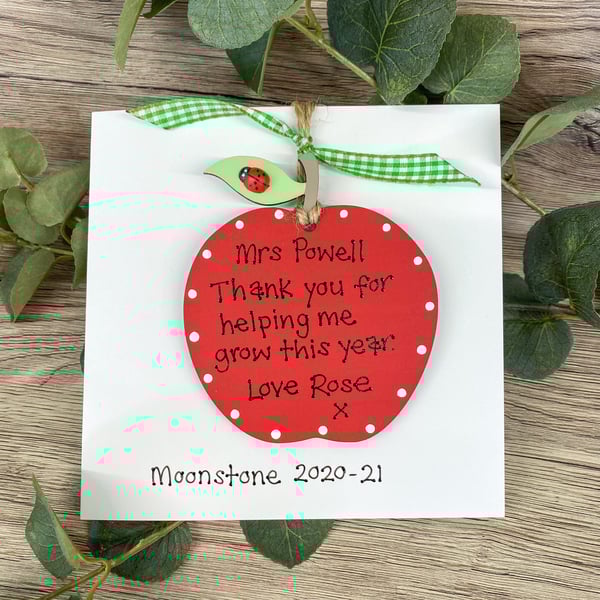 Image of Thank you card (apple)