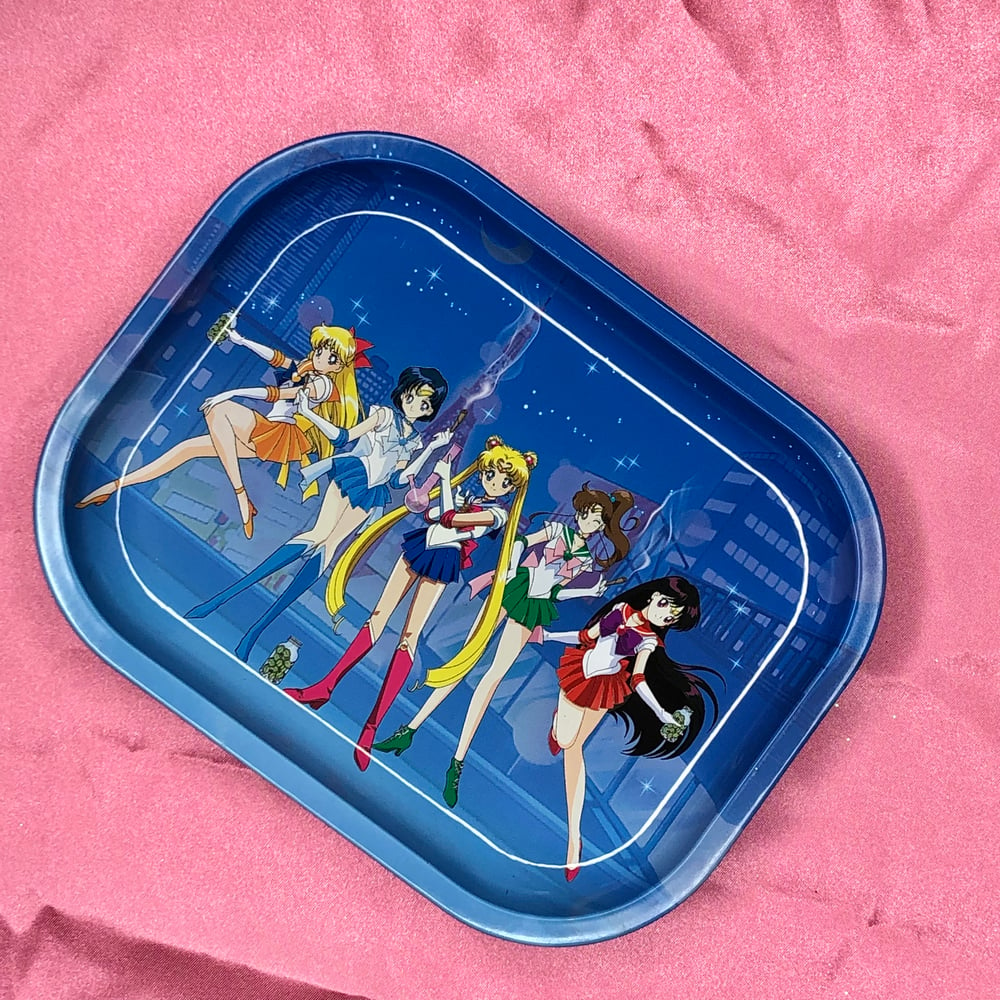 Glow in the dark Sailor Moon Rolling Tray Set 