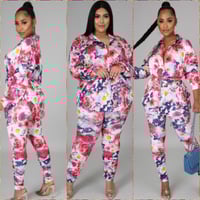 Image 1 of Flower bomb leggings set