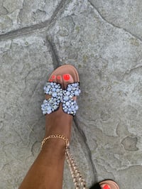 Image 4 of Blinged summer sandals  