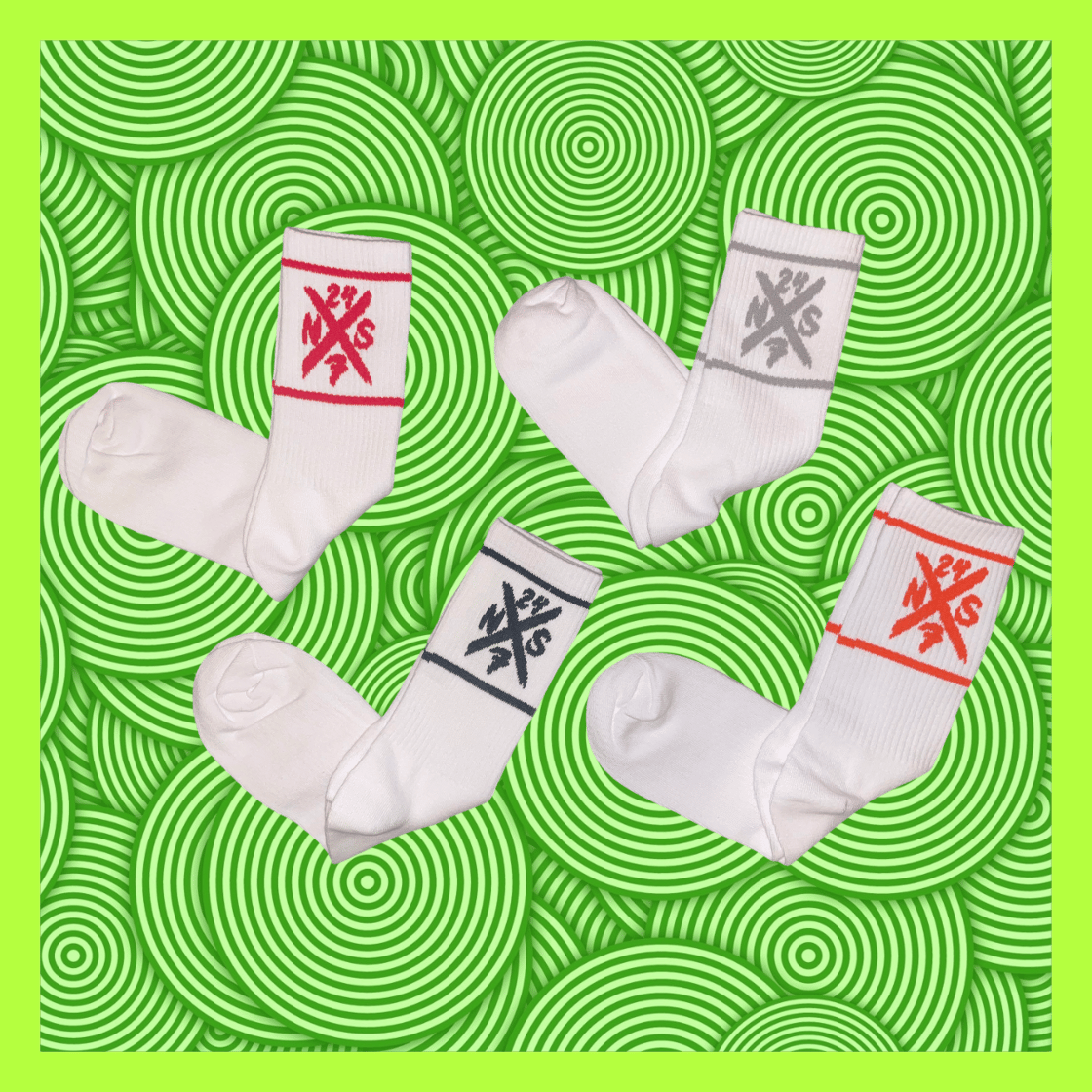 Image of NevahSober247 Socks 
