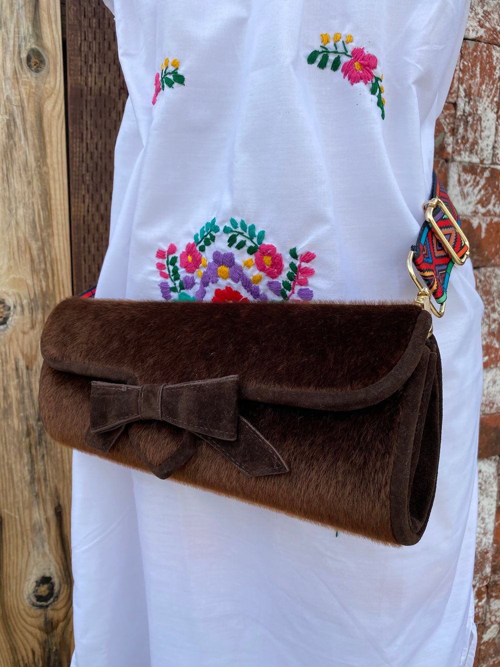 Image of Cow Fur Clutch