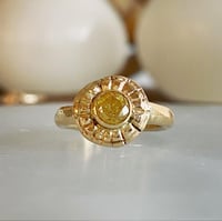 Image 1 of Yellow Diamond Solstice Ring
