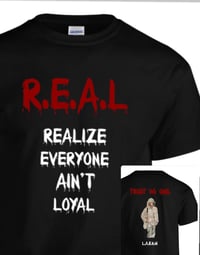 Black “Real” T-Shirt 