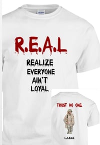 White “Real” T-Shirt 