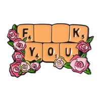 Image 1 of F**K YOU WORD GAME PIN