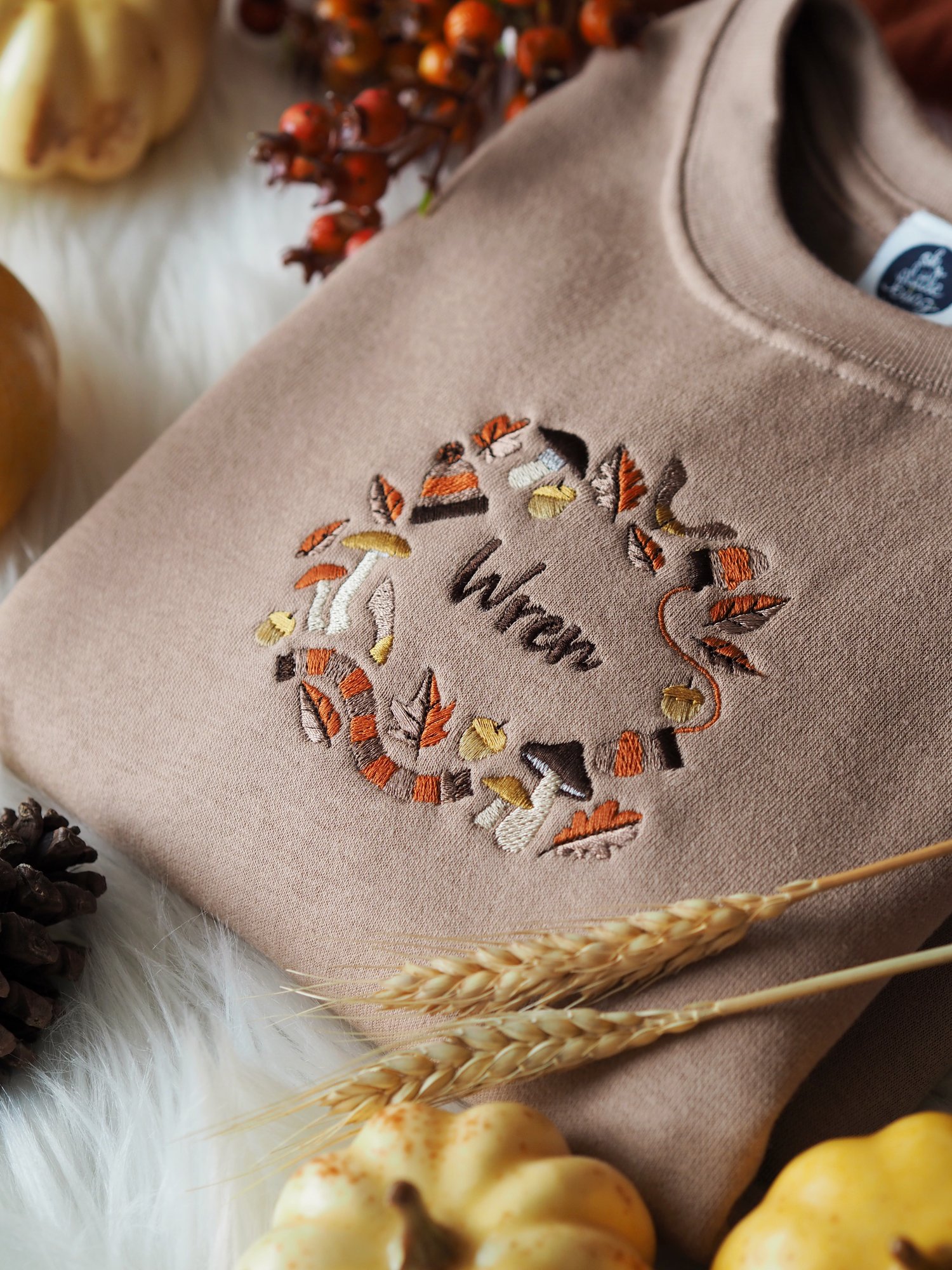 Image of A Rustling Stroll - Taupe Sweater