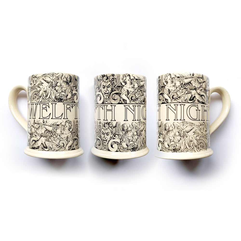 Twelfth Night Shakespeare Mug - Limited Edition Dianthus Ceramics - No.39/100