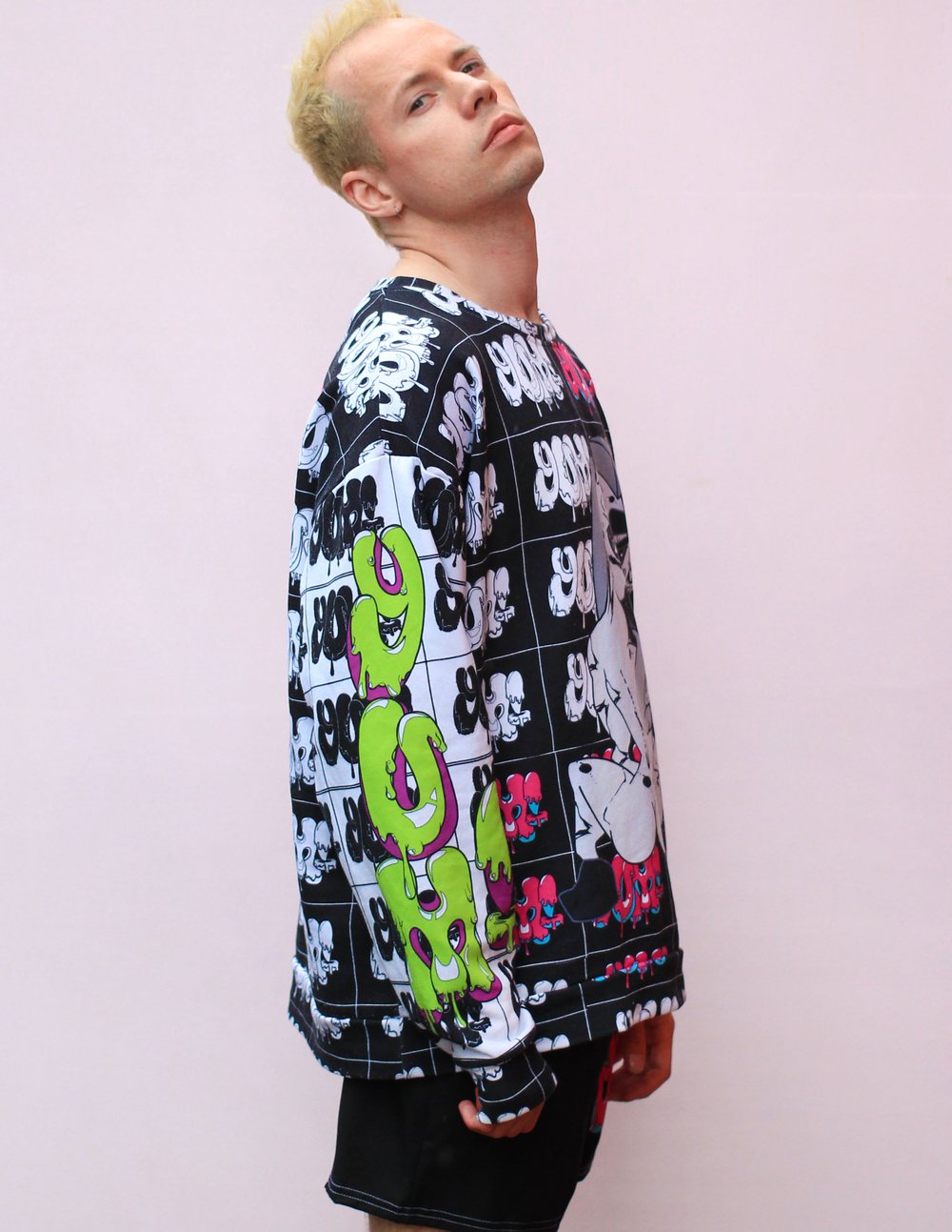 YUM! BLACK GRID JUMPER
