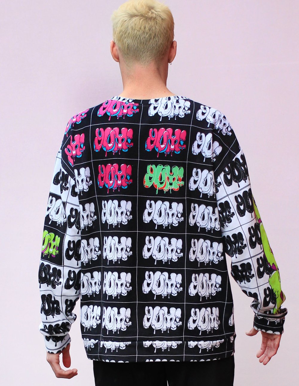YUM! BLACK GRID JUMPER