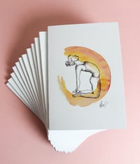 Mini A6 Illustrated Notebook Camel Pose