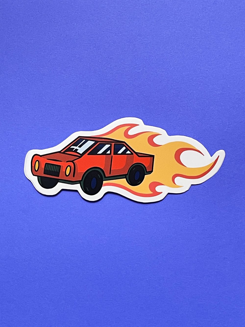 Image of Fire Car Sticker