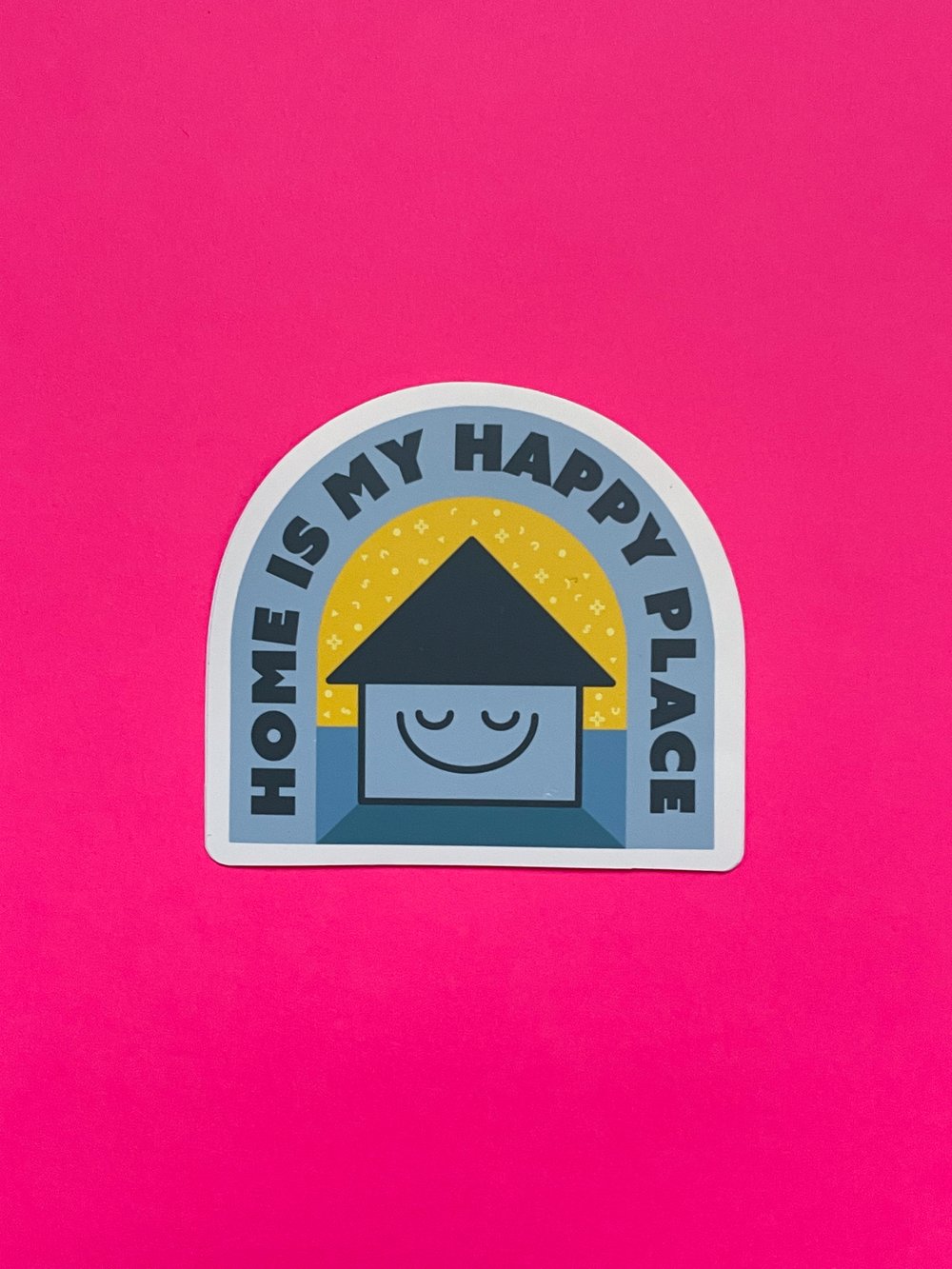 Image of Home Is My Happy Place Sticker