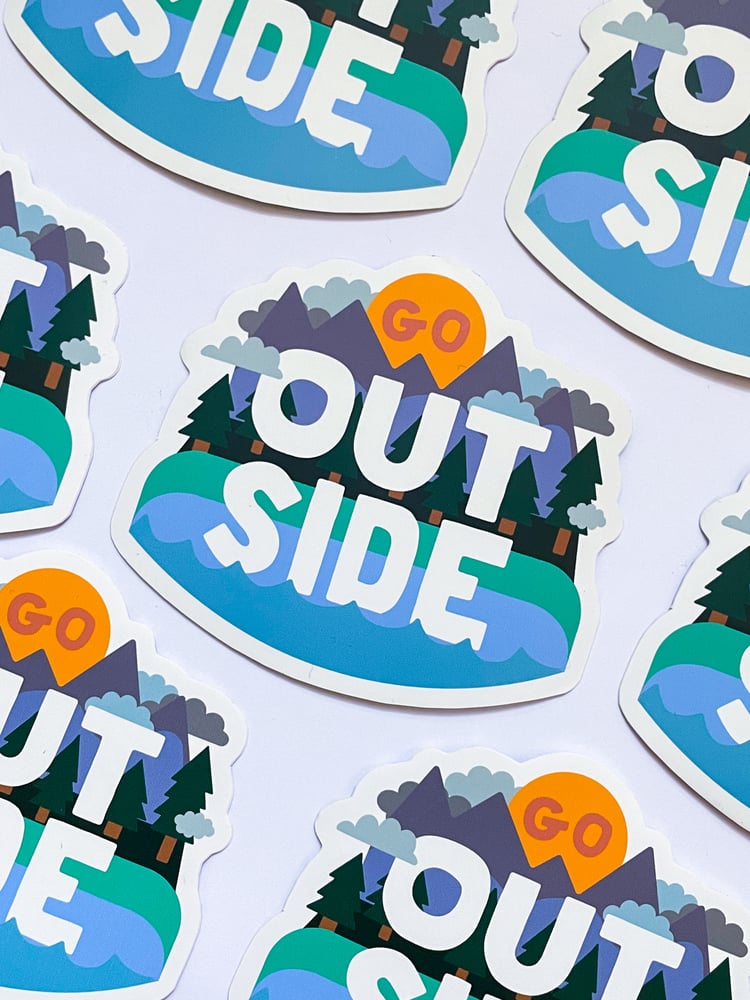 Image of Go Outside Sticker