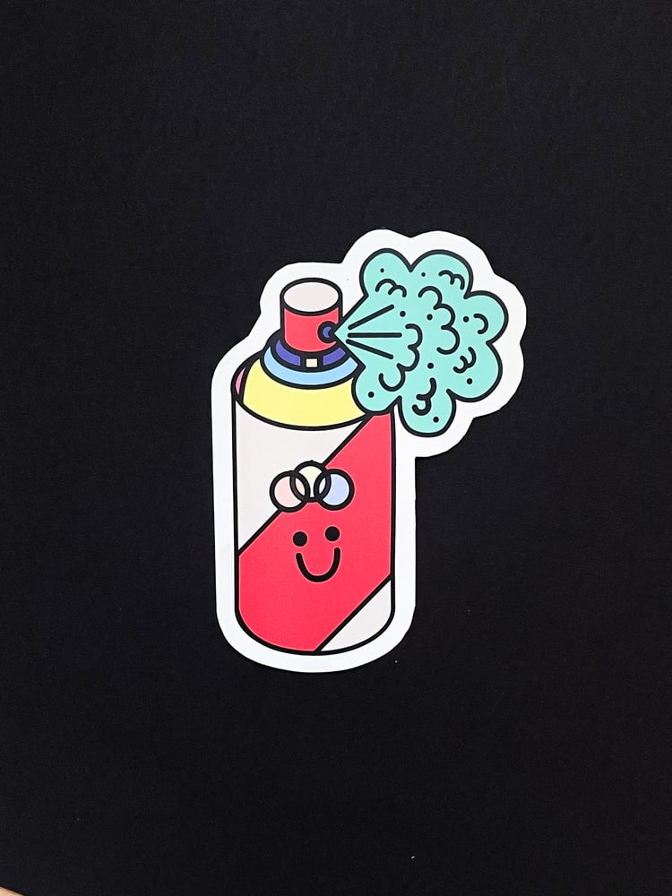 Image of Spray Paint Sticker
