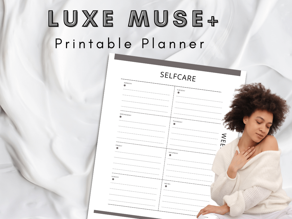 Image of Selfcare Planner Printable 