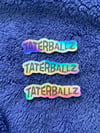 Holographic Taterballz Sticker