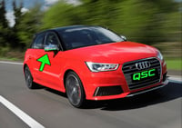 Image 2 of X2 Wing Mirror Slash/ Full Decal Stickers for Audi A1 / S1