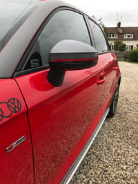 Image 3 of X2 Wing Mirror Slash/ Full Decal Stickers for Audi A1 / S1