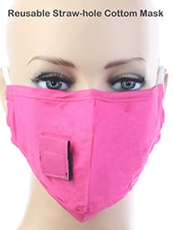 Image of PINK DRINKING MASK
