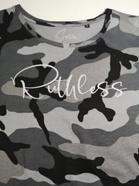 Image 2 of Ladies Ruthless Camo T Shirt 