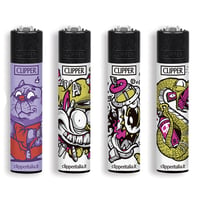 Image 2 of Art of SOOL X Clipper - Wall of Giants Lighters 