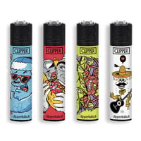 Image 3 of Art of SOOL X Clipper - Wall of Giants Lighters 