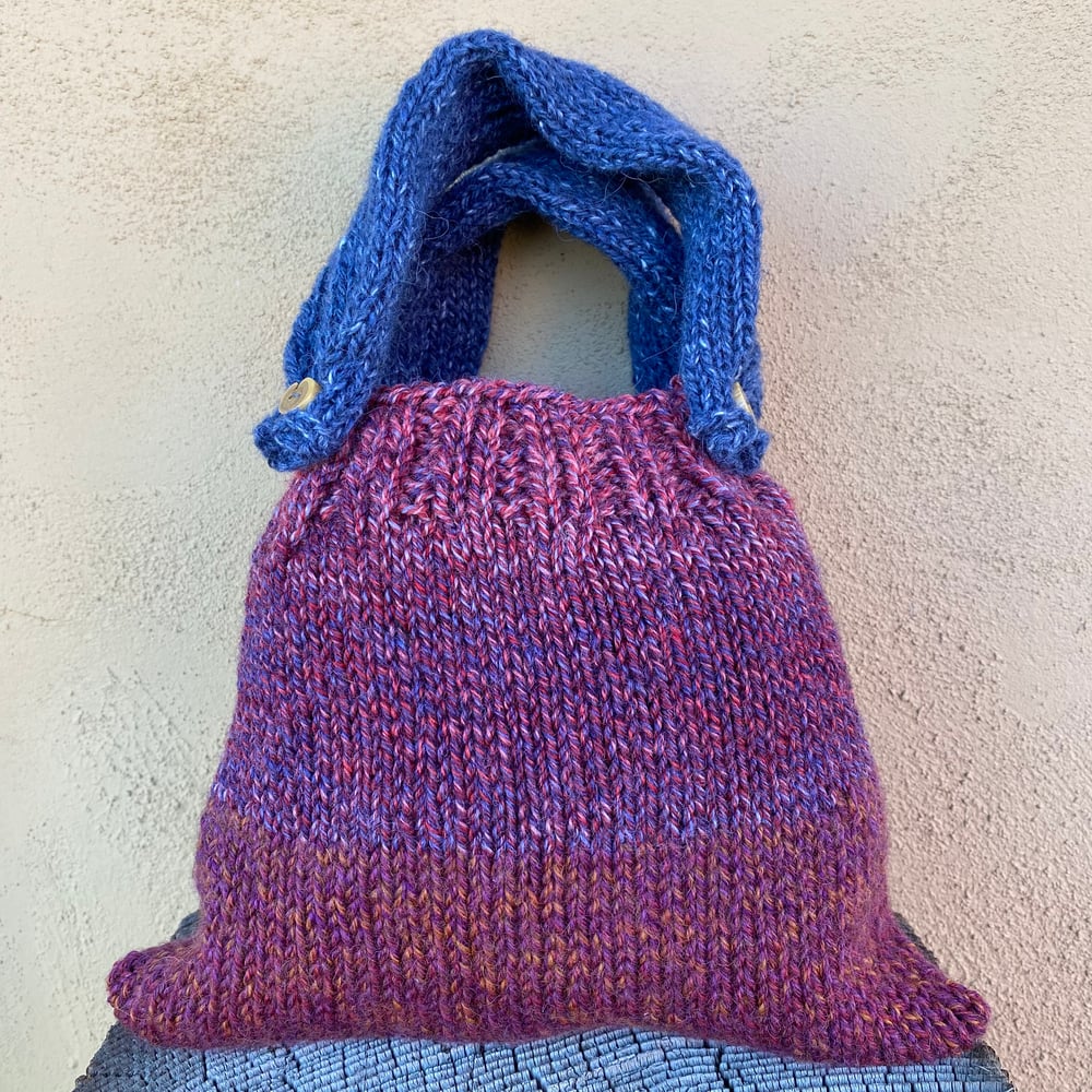 Image of Bluebells Knitted Pouch