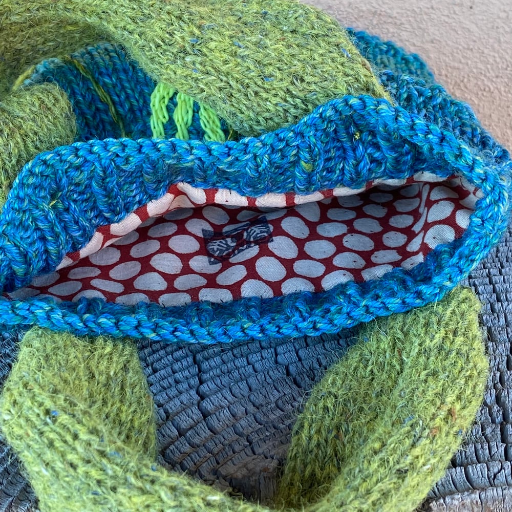 Image of Glacier Lily Knitted Pouch