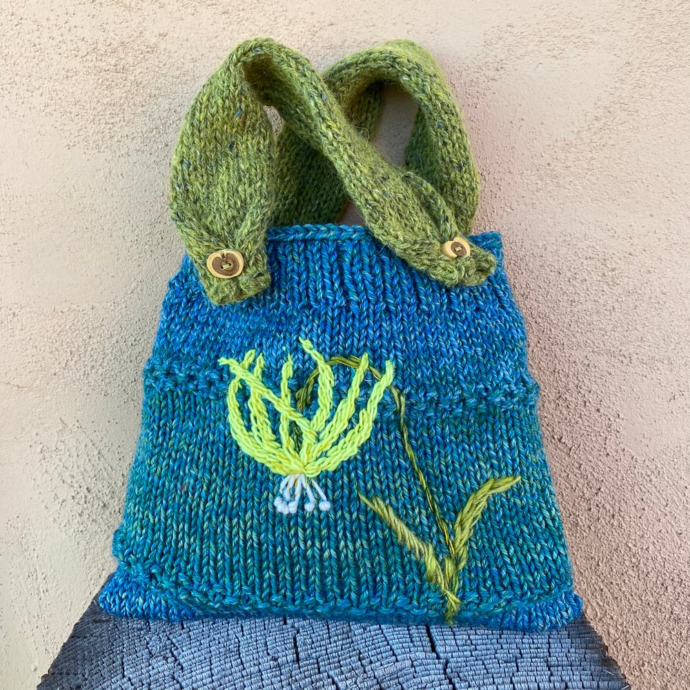 Image of Glacier Lily Knitted Pouch