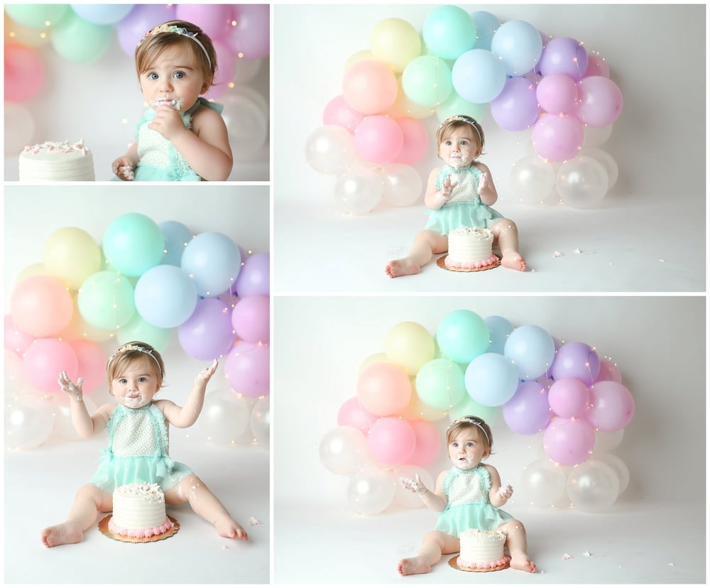 Image of Full First Birthday Session with Smash & Splash $400 + tax