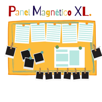 PANEL MAGNÉTICO XL 101 X 51 CM.